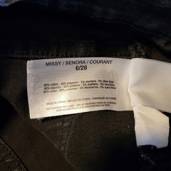 Social Standard by Sanctuary High Rise Skinny Black Jeans Size 6/28 - Picture 6 of 9